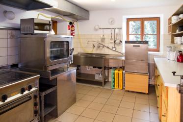 Selbstversorger Hütte Berghof am Hochkönig - vollausgestattete Küche